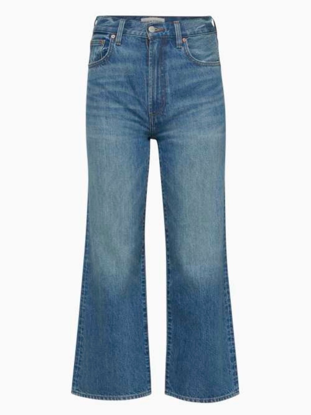 Aritzia farrah high rise wide cropped jean
